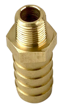 Load image into Gallery viewer, 1/4&quot; brass barbed fitting that attaches to the brass housing with a tube to the reservior bottle
